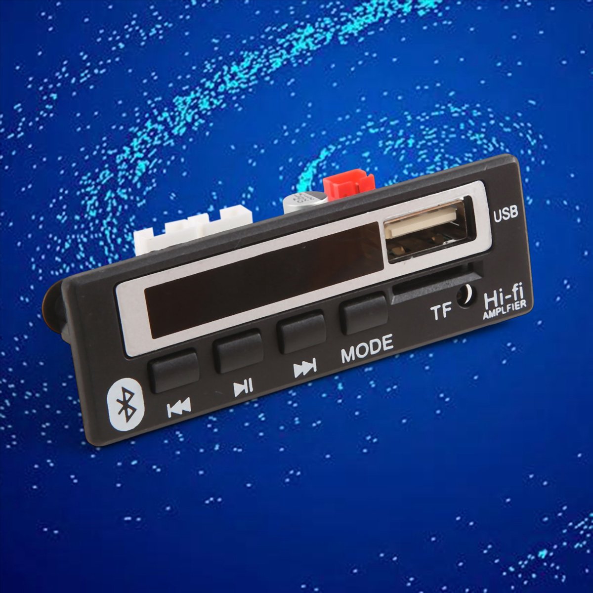 Pantalla una Color Bluetooth Placa Decodificadora de MP3 Lector de Tarjetas Módulo Bluetooth 5.0 Accesorios de Audio Multifunción