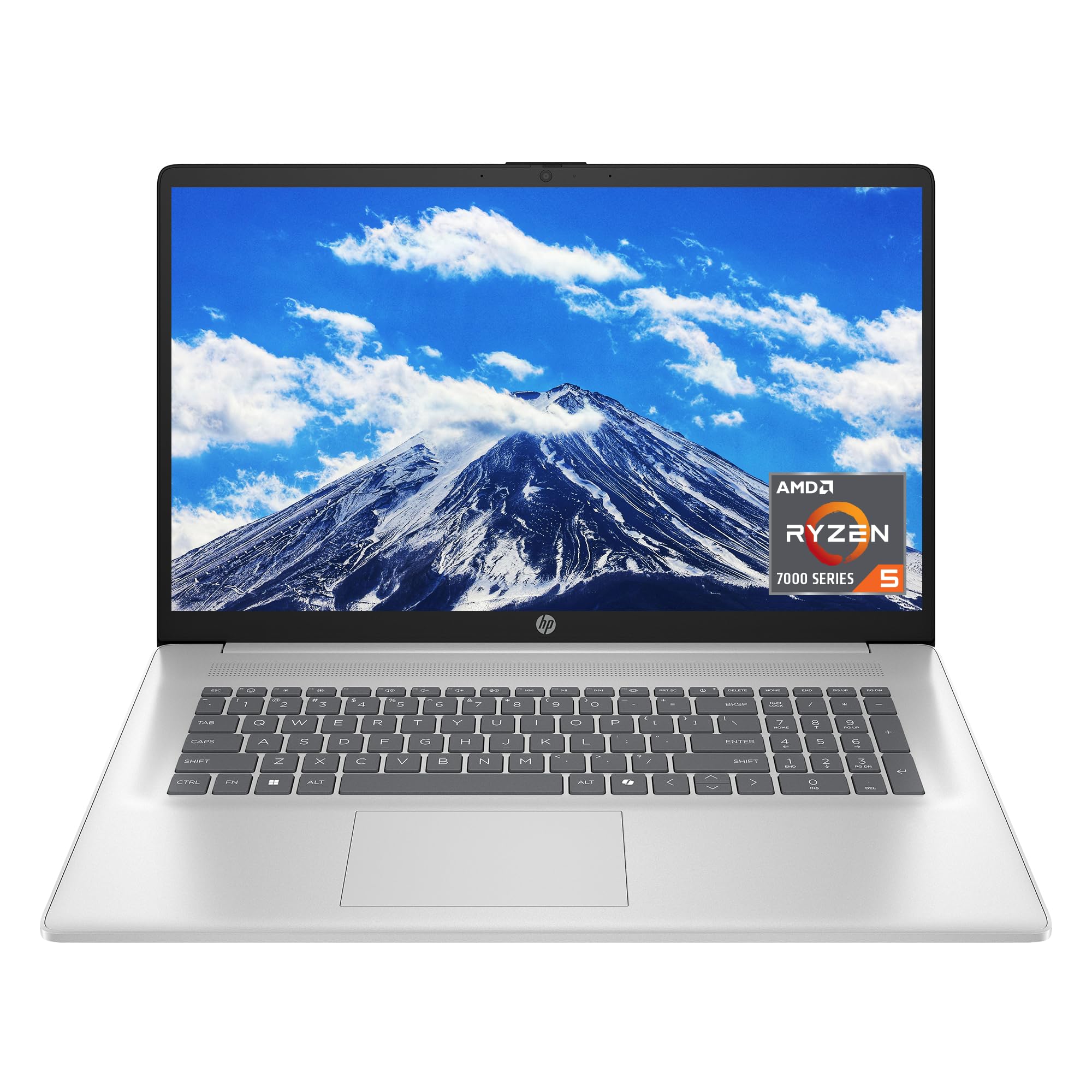 Ordenador portátil HP HD+ con pantalla HD+ de 17,3" AMD Ryzen 5 7520U, 16 GB de RAM, 512 GB, SSD