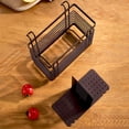 thumbnail image 4 of Cesta hueca de hierro para palillos y cucharas, montada en la pared | Organizador de utensilios de cocina | Escurridor para fiestas, camping y picnics, 4 of 6