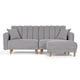 thumbnail image 2 of Sala Modular Sofá Cama Reversible Makora Lino Gris Claro Modelo Avocata, 2 of 8