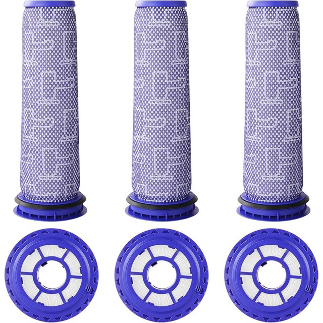 Filtros para Dyson DC41 DC65 DC66 UP13 UP20 UP30 3 Filtros Postmotor y 3 Filtros Premotor para Dyson Ball Animal 2 Bolas Animal 3 Piezas de Repuesto Al Vacío 920769-01 y 920640-01 (DC41 3 Juegos