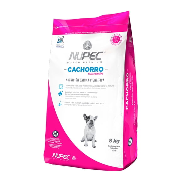 Croquetas para perro Nupec  Cachorro Raza Pequeña 2 Kg