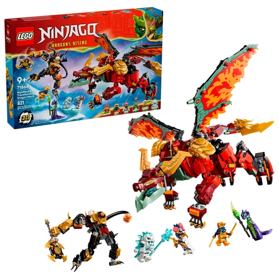 Set LEGO Ninjago Mech Dragón Transformable de Wyldfyre 71868