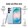 thumbnail image 3 of Smartphone Samsung Galaxy S26 Ultra 512GB Azul Desbloqueado, 3 of 6