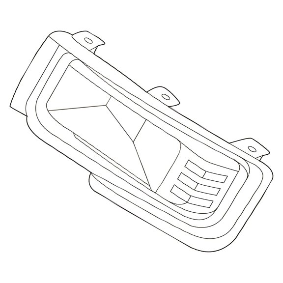 Rejilla Defensa Delantera Izquierda Original Para Ford F-150 5.0l 8 Cil 24 Al 25 OEM