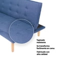 thumbnail image 4 of Sofá Cama Taipei Loomber Color Azul Marino Respaldo Reclinable 3 Posiciones, 4 of 8