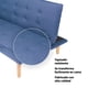 thumbnail image 4 of Sofá Cama Taipei Loomber Color Azul Marino Respaldo Reclinable 3 Posiciones, 4 of 8