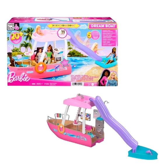 Set de Juego Mattel Barbie Bote de los Sueños