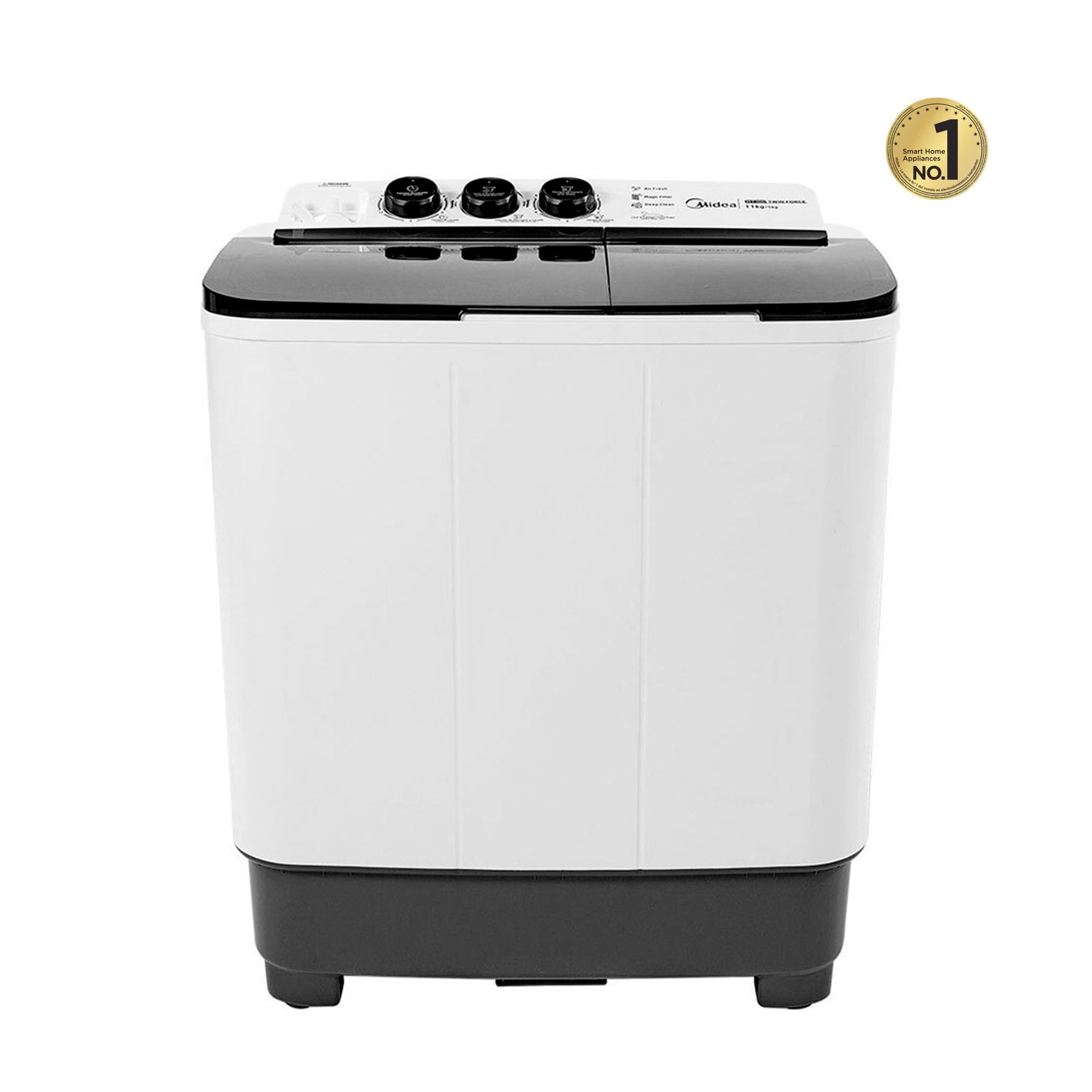 Lavadora Midea MT100W110 11Kg Doble Tina Semiaut.