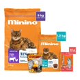 thumbnail image 1 of Alimento para gato Minino Adultos Pollo y Res 9 kg bundle, 1 of 4