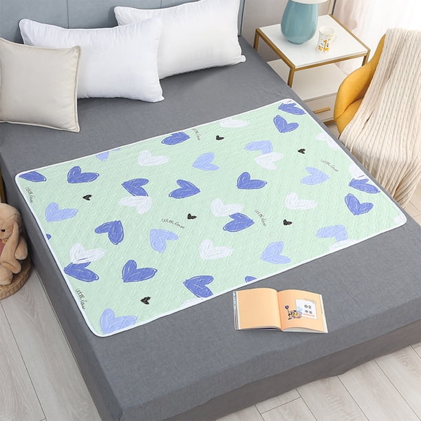 Uuiauoio Washable Pads for Beds for Incontinence Adults-59x39.37 Inch - Hide Stains - Waterproof Underpads for Elderly - Reusable Bed Pad for Bedwetting