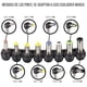 thumbnail image 4 of Multicargador Universal Para Laptop Multipuntas Con 8 Puntas, 4 of 9