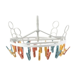 Colgador de secado de calcetines, estante de secado de ropa, ahorro de espacio, Clip para colgar ropa, colgador de ropa interior para sombreros de Multicolor