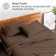 thumbnail image 3 of Juego de Fundas de Almohada Bare Home Colección Premium 1800 Cacao Tamaño Estándar 2 Unidades, 3 of 7