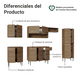 thumbnail image 4 of Cocina Integral Completa Modular Madesa Emilly 293cm MM 01, 4 of 14
