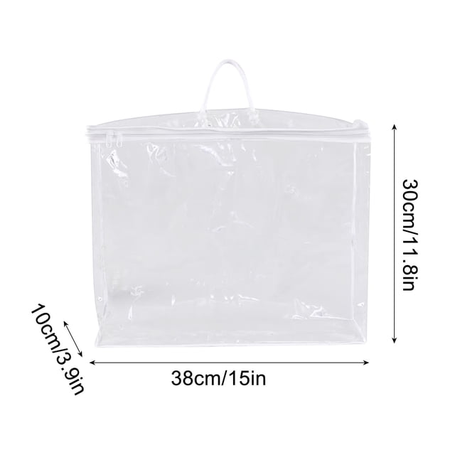 Bolsas de Almacenamiento Transparentes Bolsa de Envasado Transparente de Pvc, Bolsa de Cuatro Piezas de Textil Doméstico de Pvc, Bolsa de Almacenamiento de Pvc, Bolsa de Envasado de Cortina Transparen