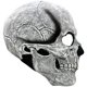 thumbnail image 2 of Máscara De Calavera Esqueleto White Skull Disfraz Halloween Ghoulish productions Mascara Completa, 2 of 5
