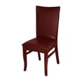 thumbnail image 2 of Funda para silla de comedor Billuyoard PU Rayas rojo vino, 2 of 6