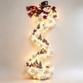 thumbnail image 2 of Luz de Pared de Sendero Mágico Navideño, Decoración de Pared de Historia Navideña Iluminada con Escena Estacional Brillante, Acento Festivo para Interiores para Sala de Estar, Recámara y Fiesta, 2 of 5
