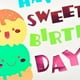 thumbnail image 3 of Bolsa para Regalo Prichos Have a Sweet Birthday! Helados Blanco, 3 of 3