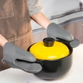 thumbnail image 1 of Guante de silicona resistente al calor para horno | Almohadilla de silicona gruesa y antideslizante | Guante de cocina con protección térmica | Guante de cocina duradero y resistente a quemadura, 1 of 5