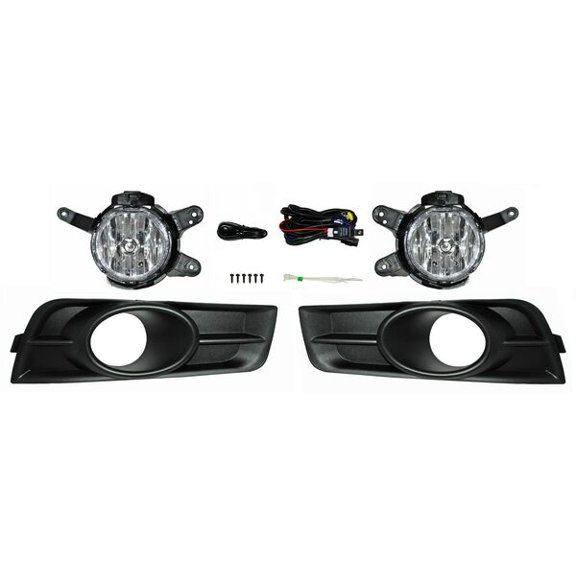 Par Faros Niebla Cruze 2010 A 2012 Chevrolet C/Base C/Parrilla Genérica .