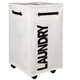 thumbnail image 1 of CESTO DE ROPA SUCIA CON RUEDAS PLEGABLE CUADRADO BLANCO, 1 of 2