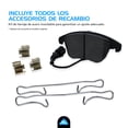 thumbnail image 4 of Balatas AG para Auto Traseras para Chevrolet Cheyenne 2007 a 2018 2 Piezas Nuevas, 4 of 5