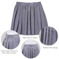 thumbnail image 4 of KAKOWELY Falda plisada de cintura alta para graduación, uniforme escolar para niñas., 4 of 5