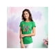 thumbnail image 2 of Playera La Mamá Más Bonita con Estilo Acuarela – Diseño Dulce y Femenino Color Verde Talla Chica Marca Emil SaEs, 2 of 4