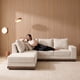 thumbnail image 2 of Sala Esquinera Izquierda Easy Living Tous Beige en L tapizada con estructura de madera de pino, 2 of 6