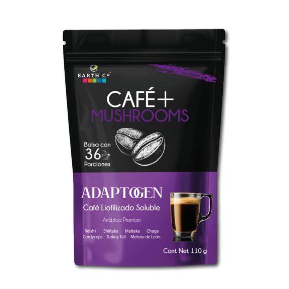 Café + Mushrooms Soluble con Mix de 7 Hongos– 110 g (38 Tazas)