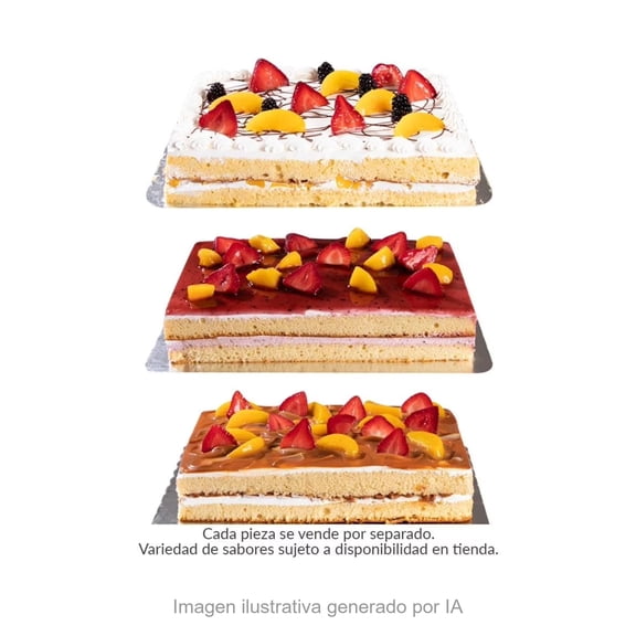 Pastel Tres Leches Zarzamora por Pieza