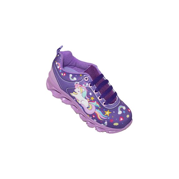 TENIS CASUAL LEON UNICORNIO UVA MORADO LUCES 150