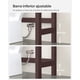 thumbnail image 4 of Estante de Baño sobre Inodoro, mueble para baño organizador, Estante de 3 Niveles con Ganchos Extraíbles, Adecuado para cocinas y baños, 4 of 5