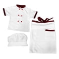 thumbnail image 1 of 1 Juego de traje de Chef para niños, disfraz de Chef Cosplay, traje de Chef para niños pequeños, traje de manga corta, sombrero de Chef, delantal, disfraz de Chef infantil, disfraz de juego de rol, 1 of 5