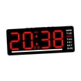 thumbnail image 3 of Reloj Digital LED, regalos con dos alarmas, decoración del hogar, , Reloj de escritorio, reloj de pared para dormitorio, mesa y sala de Número rojo, 3 of 8