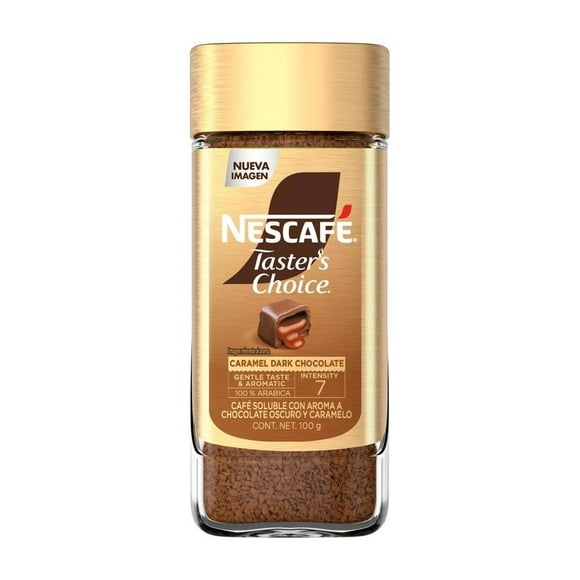 Café soluble Nescafé Taster's Choice sabor chocolate oscuro y caramelo 100 g