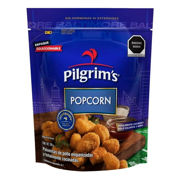Popcorn Pilgrim's de pechuga de pollo 700 gramos