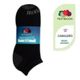 thumbnail image 1 of Tin Fruit Of The Loom para Hombre, Afelpado con Talones a Contraste Negro 5 Piezas Unitalla, 1 of 4