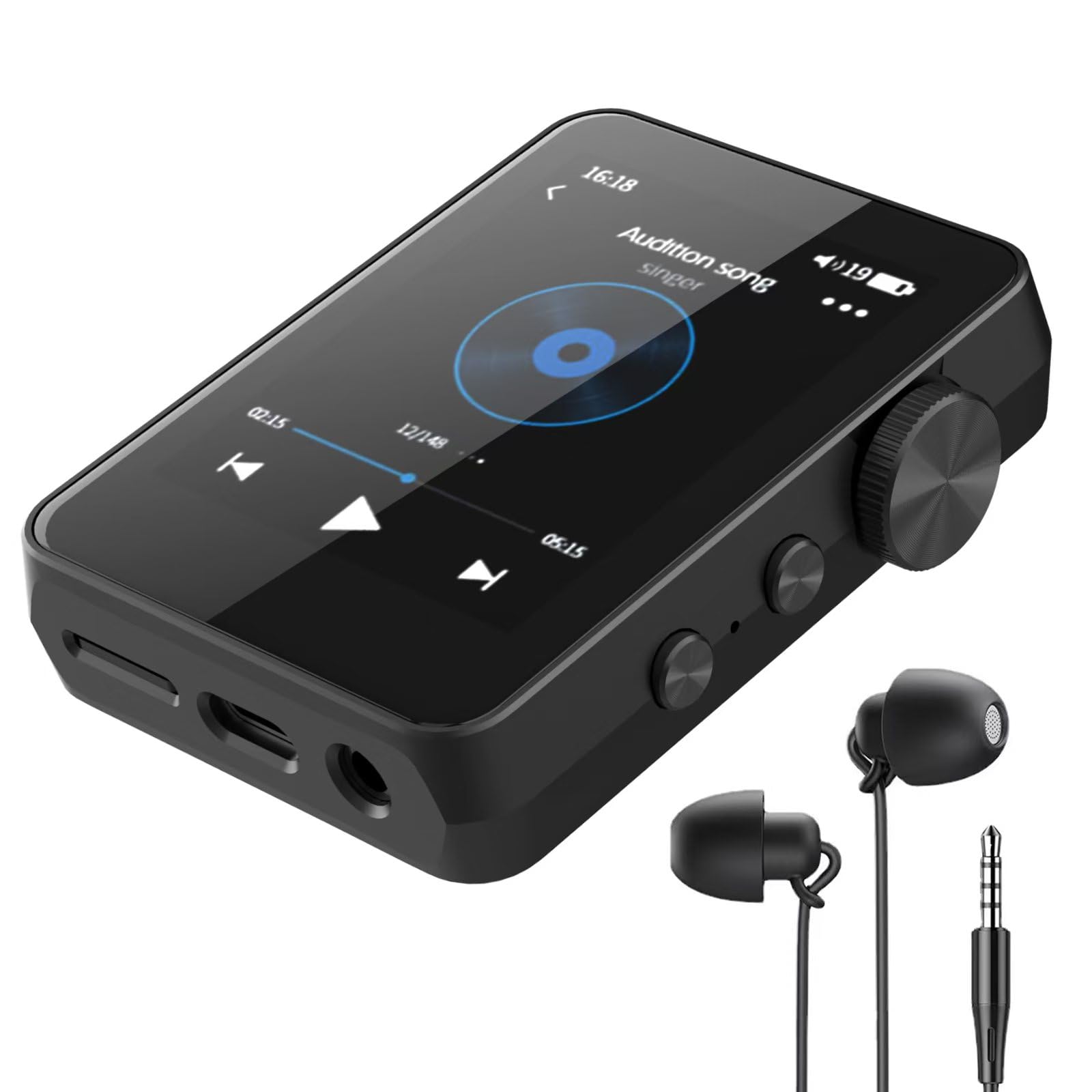 Reproductor MP3 Pmjebe con auriculares para dormir Bluetooth 5.3 32GB