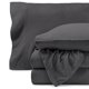 thumbnail image 1 of Juego de Sábanas de Vellón Acogedor Bare Home Vellón Polar Extra Lujoso Bolsillo Profundo Tamaño King Gris, 1 of 8