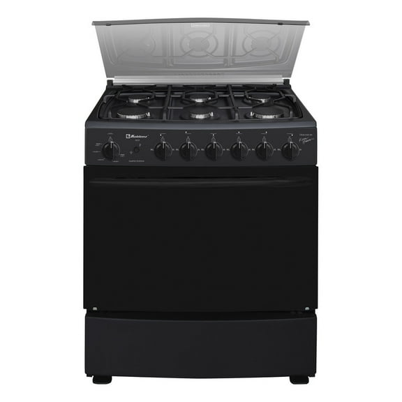 Estufa Koblenz Asti de Piso de 30 Pulgadas 6 Quemadores Negra EK-1131-AD-MCHBA