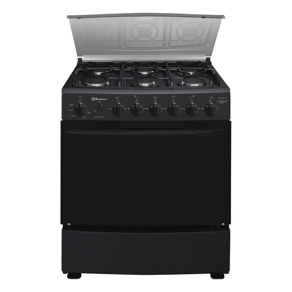 Estufa Koblenz Asti de Piso de 30 Pulgadas 6 Quemadores Negra EK-1131-AD-MCHBA