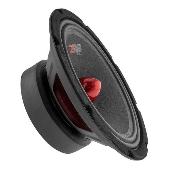 Rango Medio Bala Aluminio Rojo 190W RMS DS18 PRO-GM8B