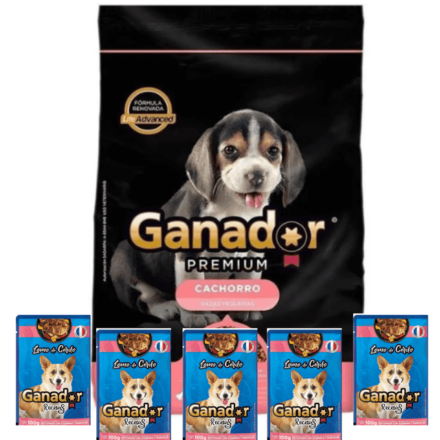 Alimento para perro Ganador Premium Cachorro Razas Pequeñas 20 Kg ADM Nuevo