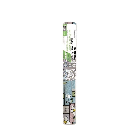 Vinil Decorativo Mobi 3963 Electrostático Daisy