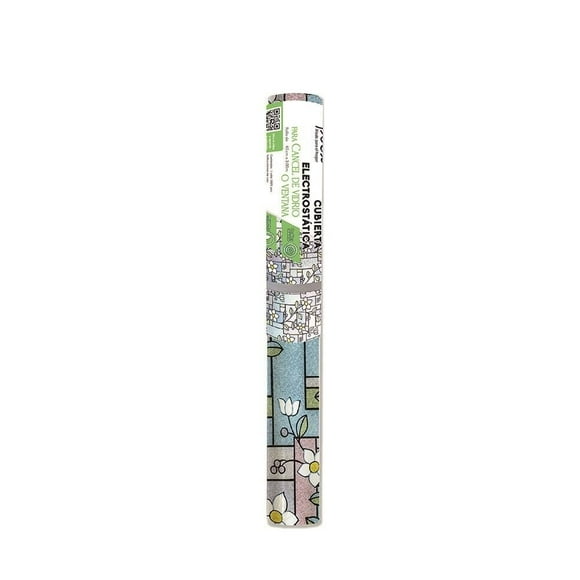 Vinil Decorativo Mobi 3963 Electrostático Daisy