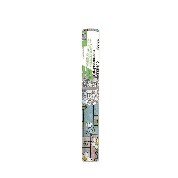 Vinil Decorativo Mobi 3963 Electrostático Daisy