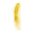 thumbnail image 3 of Juego de 100 plumas artificiales para manualidades y adornos de scrapbooking. Amarillo, 3 of 7